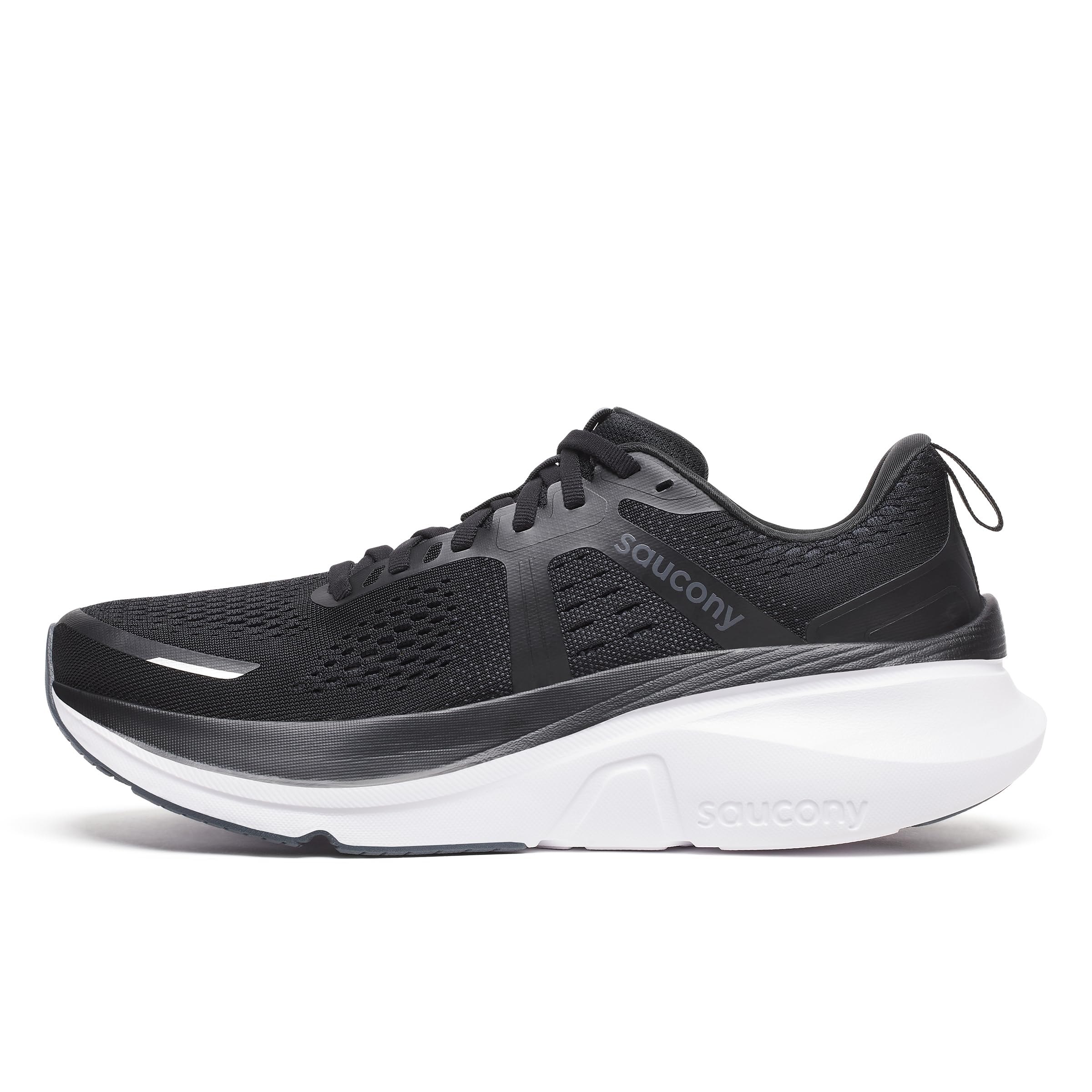 Saucony Women's Guide 18 Sneaker, Black/White