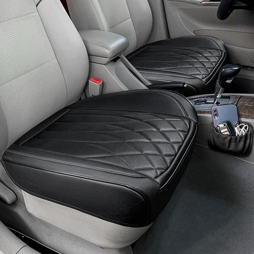🔥 Leather Car Seat Covers Black  — $21.99  50% off