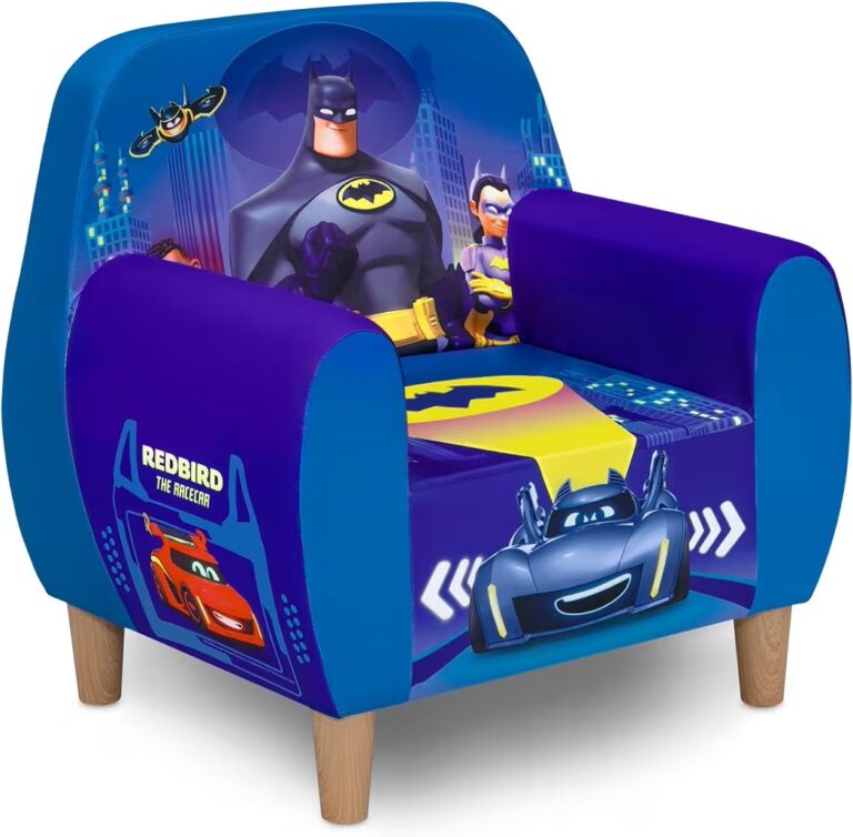 🔥 Delta Children Batman Batwheels Foam Chair for Kids, Blue  — $21  (was $39)