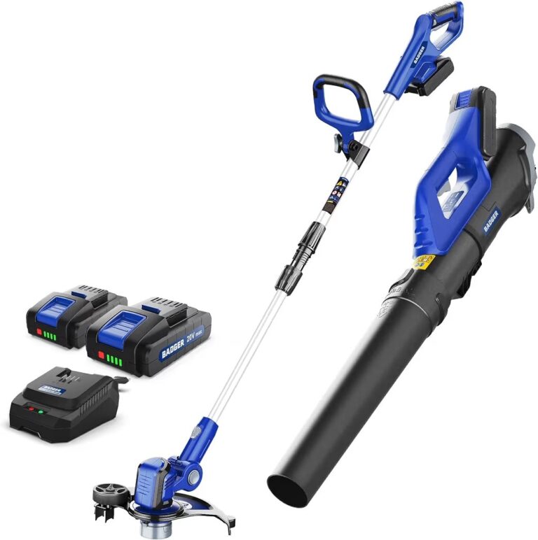 🔥 Wild Badger Power 20V Weed Wacker, Leaf Blower, Wheeled Edger Kit Electric with 2 * 2Ah Battery & Charger, String Trimme  — $48  (was $119)
