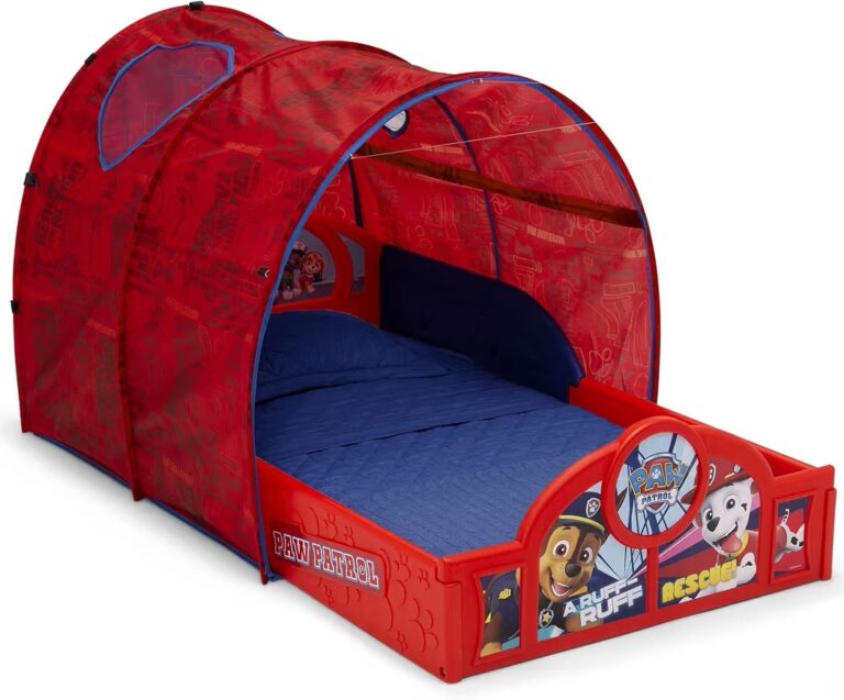 🔥 Delta Children Nick Jr. PAW Patrol Sleep and Play Toddler Bed with Tent, Red  — $39  (was $79)