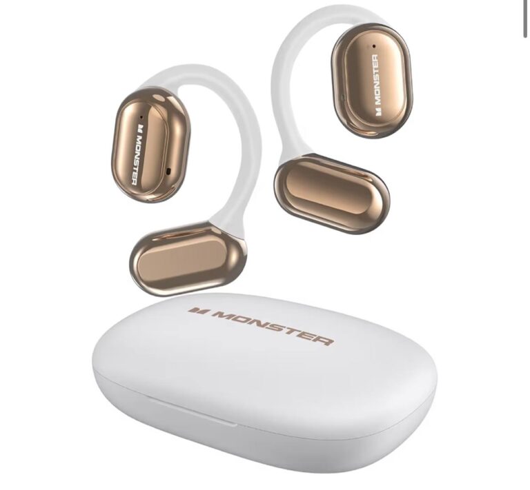 🔥 Monster Open Free AC100 Open Ear Headphones, Bluetooth 5.3 Wireless Headphones with Earhooks,Immersive Stereo Sound by D  — $12  (was $40)