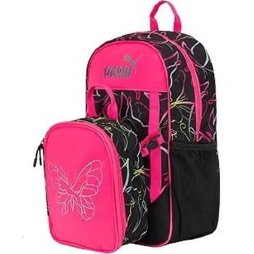 🔥 PUMA Unisex Kid’s Colony Lunch Kit & Backpack Combo, Knockout Pink, Medium  — $19.99  (was $35)