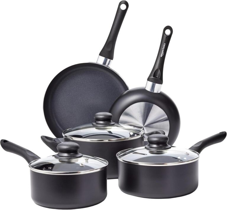 🔥 Basics Ceramic Non-Stick Cookware 8-Piece Set
