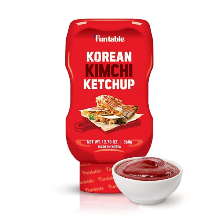 🔥 Funtable Kimchi Ketchup – Spicy Korean Tomato Condiment, 12.7 oz | Savory, Tangy Flavor for Burgers, Fries, Wings, Nugge  — $8  (was $12)