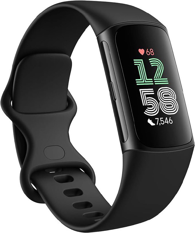🔥 Fitbit Charge 6 Fitness Tracker with Google apps, Heart Rate on Exercise Equipment, 6-Months Premium Membership Included