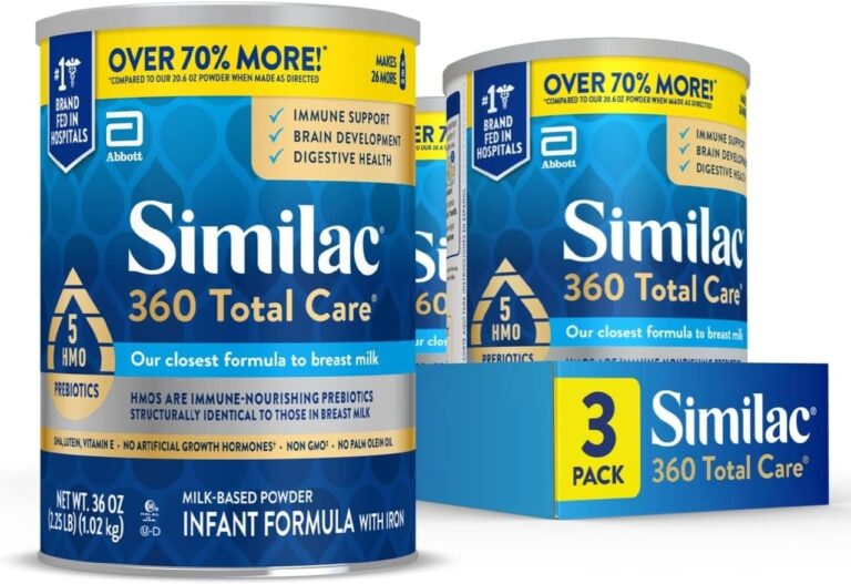 🔥 Similac 360 Total Care Infant Formula, Has 5 HMO Prebiotics, Our Closest Prebiotic Blend to Breast Milk, Non-GMO, Baby F  — $26  (was $170)
