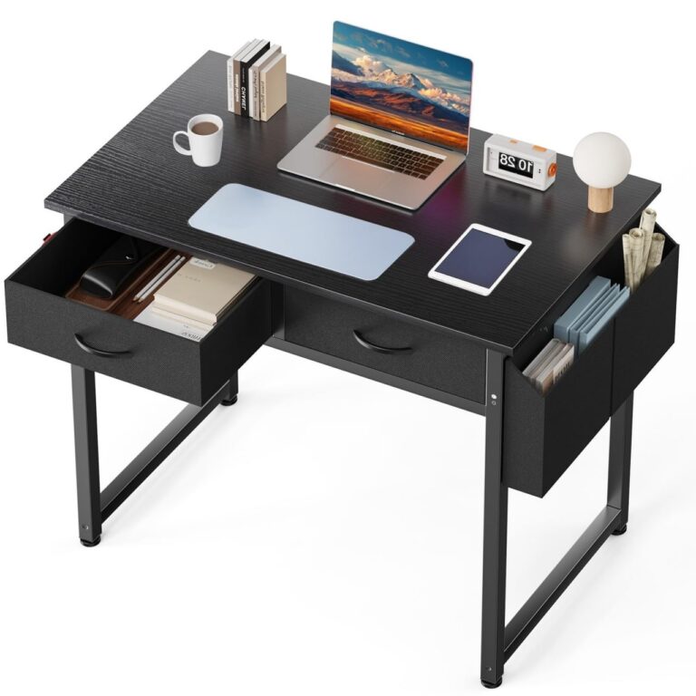 🔥 32″ Home Office Computer Desk with Drawers