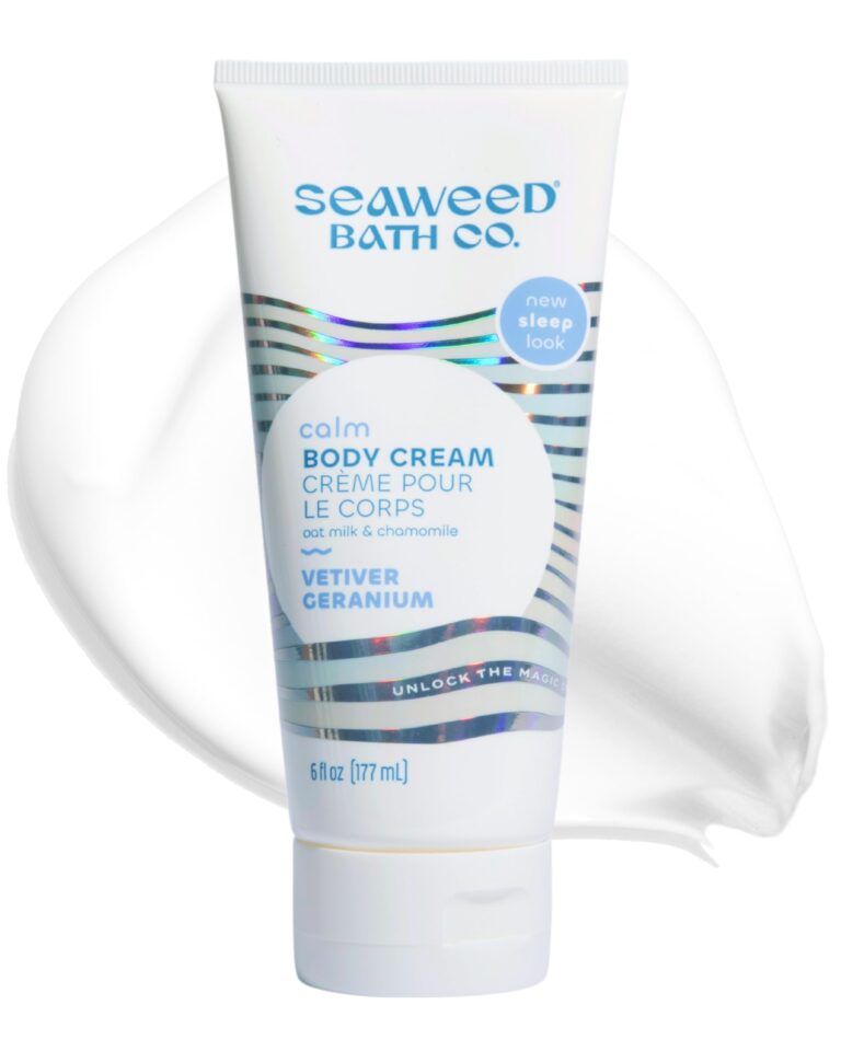 🔥 Seaweed Bath Co. Calm Body Cream, Vetiver Geranium (6 oz)  — $7.04  (was $14.28)