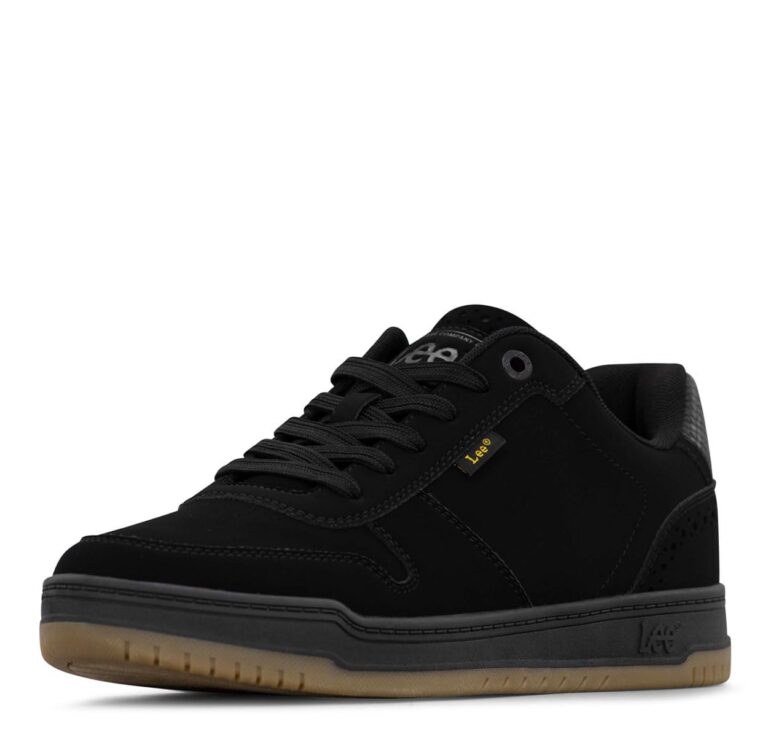 🔥 Lee Men’s Specter Retro Court Fashion Sneaker, Black Mono/Gum  — $21.53  (was $30.75)
