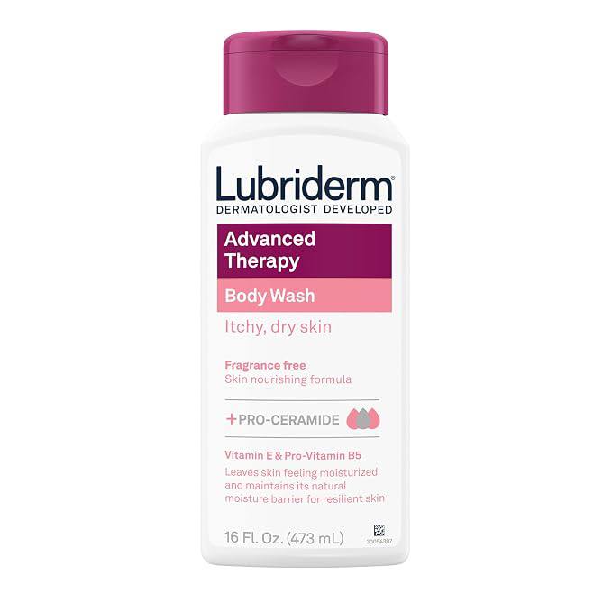 🔥 Lubriderm Advanced Therapy Body Wash, Unscented Nourishing Cleanser with Pro-Ceramide, Vitamin E & Pro-Vitamin B5 Gently  — $2  (was $11)
