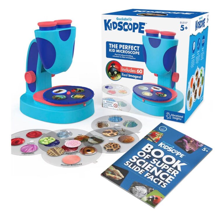 🔥 Educational Insights GeoSafari Kidscope – STEM Toys for Kids, Toddler Learning Toys, Kids Microscope with Prepared Slide  — $16  (was $44)