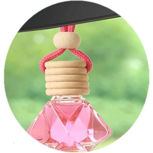 🔥 Red Car Air Freshener 8ML Car Perfume Glass Pendant 2PCS with 20ML Spare  — $9.99  (was $18.99)