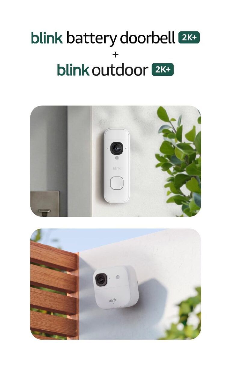 🔥 Blink Battery Doorbell 2K+ (newest model)  — $87.99  (was $229.98)