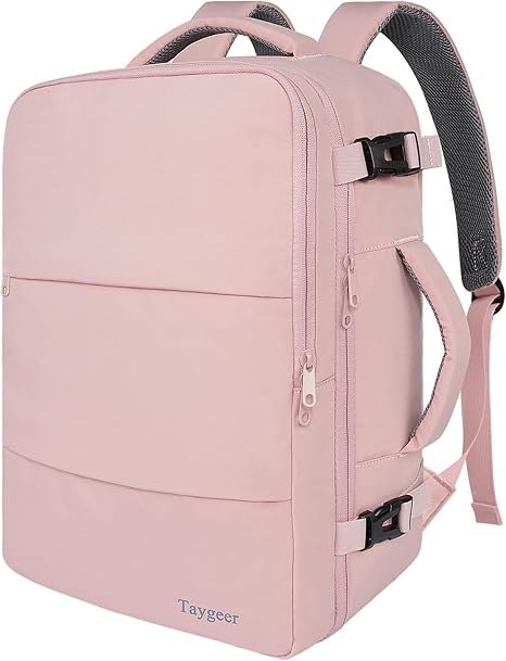 🔥 Taygeer Travel Backpack for Women, Carry On Backpack with Water Bottle Pocket & Shoe Pouch, TSA 15.6inch Laptop Mochila