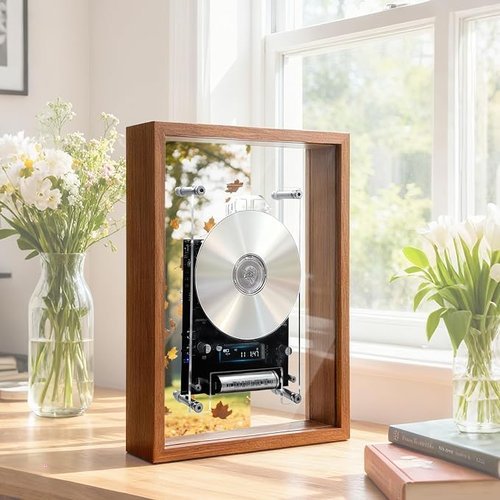 🔥 Wood Grain Vertical CD Player for Wall & Desk  — $100.99  (was $199.99)