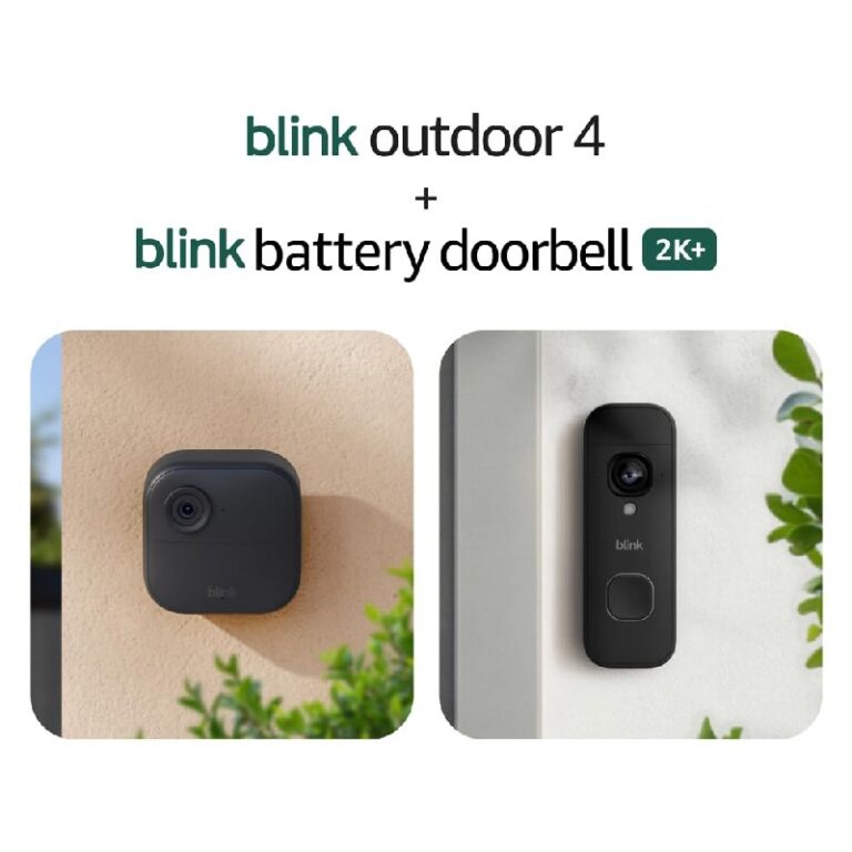 🔥 Blink Outdoor 4 and Battery Doorbell 2K+ (newest model)  — $70.99  (was $199.98)