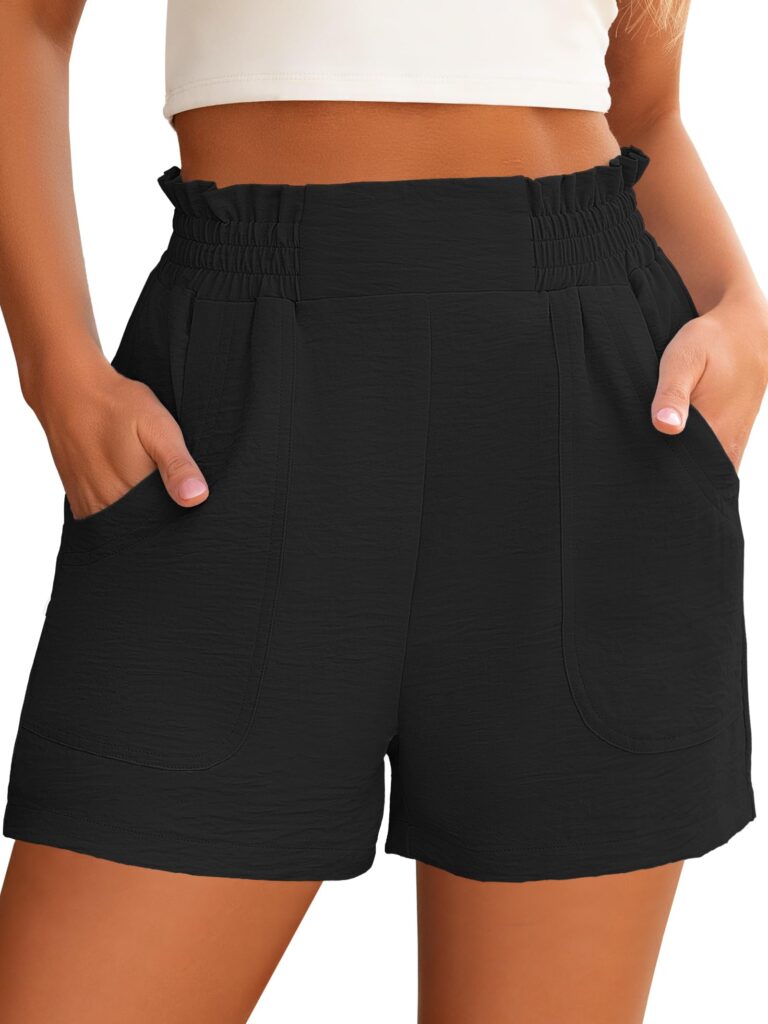 🔥 ANRABESS Shorts for Women Summer Casual Elastic High Waisted Wide Leg Cute Dressy  — $8.23  (was $27.74)