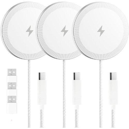 🔥 3 Pack Magnetic Wireless Charging Pad Fast Wireless Charger for Apple  — $11.99  (was $24.99)