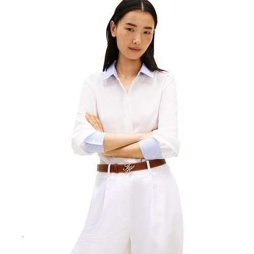 🔥 Tommy Hilfiger Women’s Lightweight Long Sleeve Button Down Shirt in Regular  — $24.08  (was $89.50)