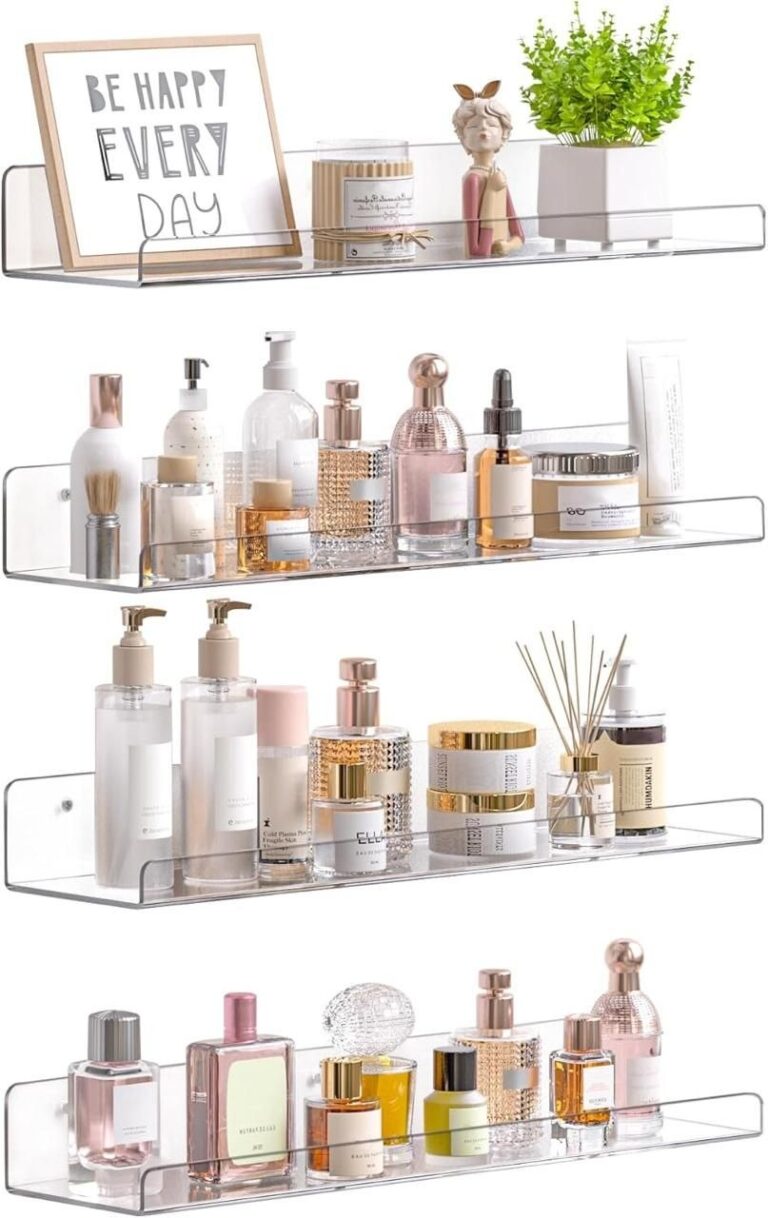 🔥 Acrylic Shelves for Bathroom Storage