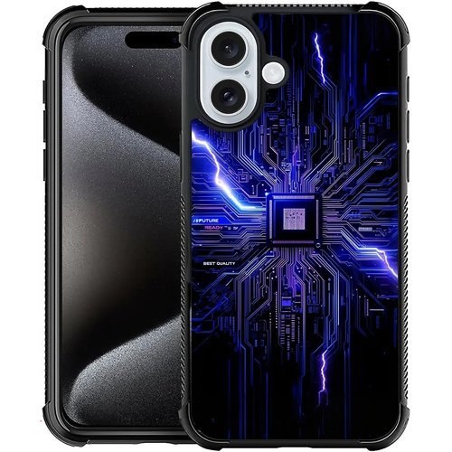 🔥 Compatible with iPhone 16 Case,Flexible Shock-Absorbing Silicone TPU and  — $7.99  (was $16.99)