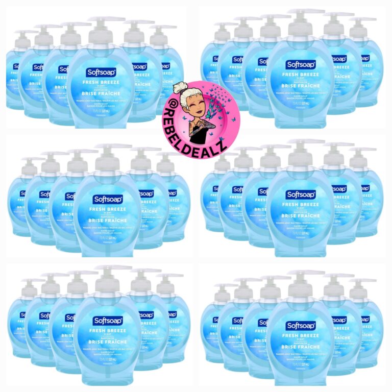 🔥 Softsoap Liquid Hand Soap, Fresh Breeze – 7.5 Fl Oz (Pack of 6)  — $27  (was $68)