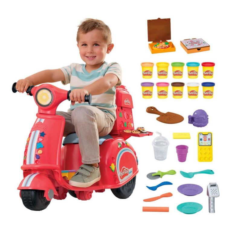 🔥 Play-Doh Pizza Delivery Scooter Playset