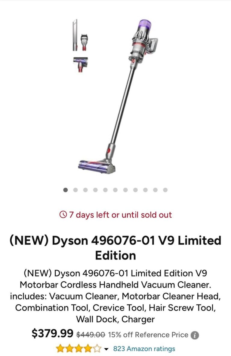 🔥 NEW) Dyson 496076-01 V9 Limited Edition  — $379.99