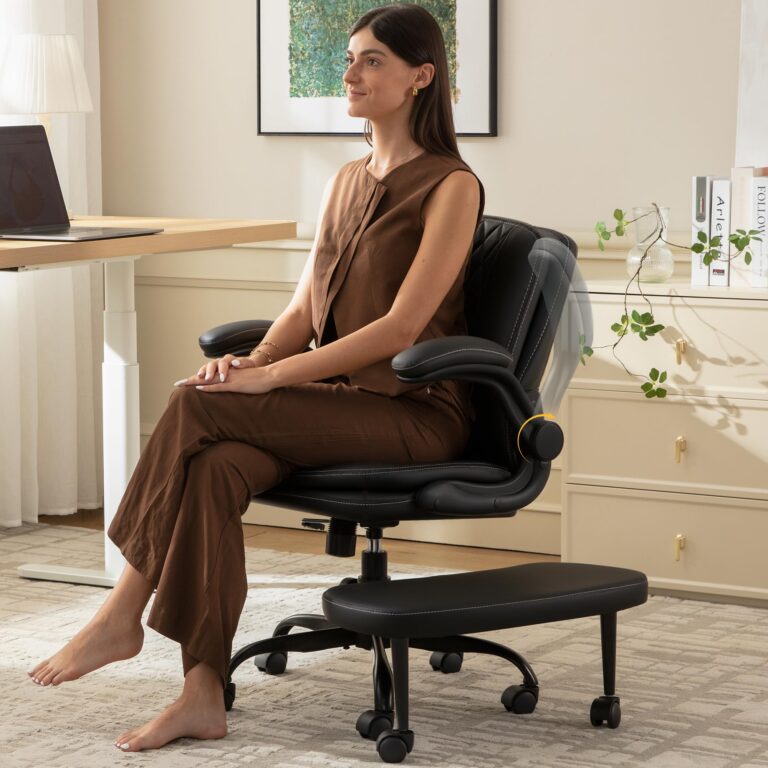 🔥 AreShark Cross Legged Office Chair,ADHD Criss Cross Desk Chair with Wheels & Stretchable Rotating Footrest,Height  — $89.98  (was $189.99)
