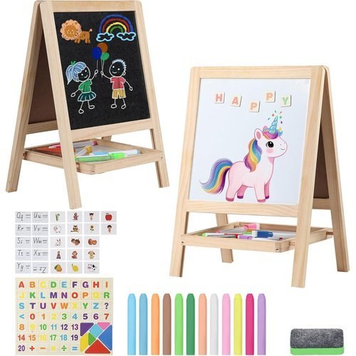 🔥 Tabletop Painting Wooden Art Easel for Kids  — $14.99  (was $29.99)