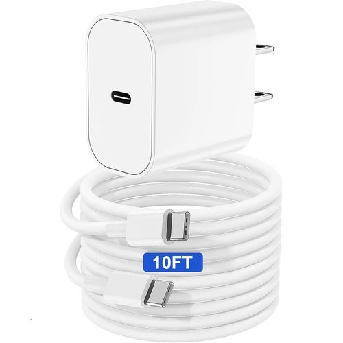 🔥 iPhone 17 16 15 Charger and 10ft Type C to C Cable Cord Long  — $4.99  (was $9.99)