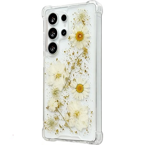 🔥 Cute Real Flowers for Samsung Galaxy S25 Ultra Case for Women Girly  — $4.99  (was $8.80)