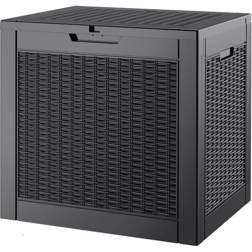 🔥 Outdoor Storage Waterproof Deck Box for Patio (35 Gallon, Black)  — $20.99  (was $41.98)
