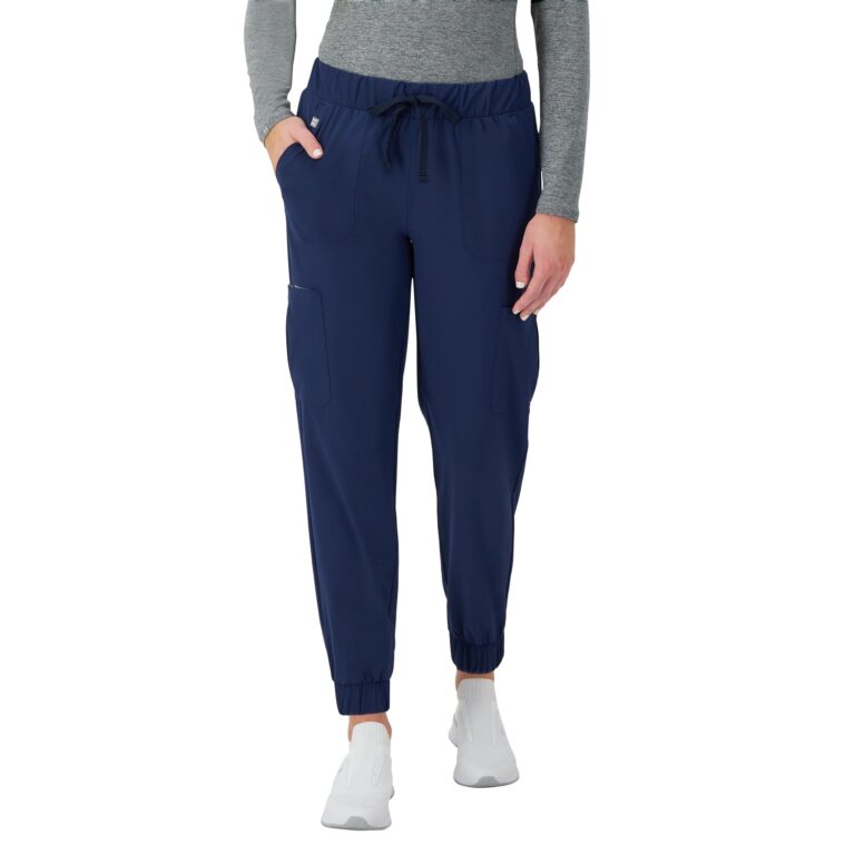 🔥 Hanes Women’s Scrubs Cargo Joggers, Healthcare Scrub Joggers for Women, Moisture Wicking