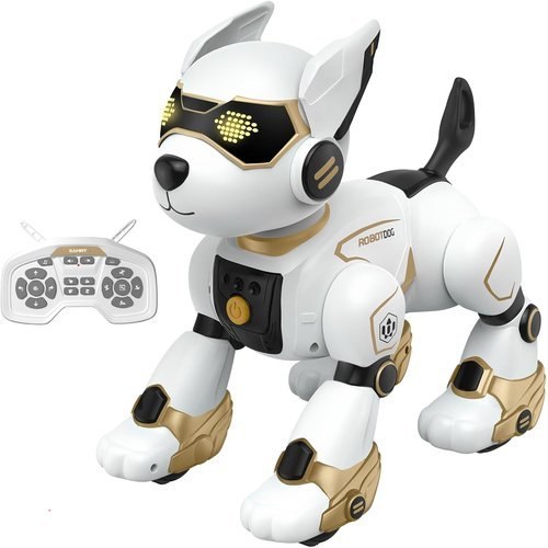 🔥 PeachLeaf Robot Dog Toy for Kids, Programmable Interactive RC Pet with Voice  — $34.99  (was $69.99)