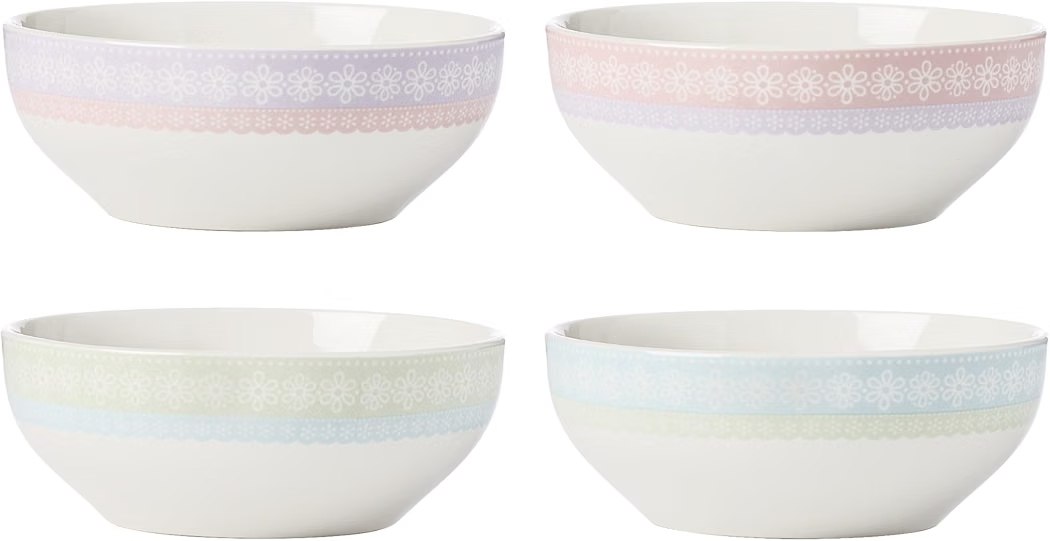 Oneida 898190 Bunny Hop All-Purpose Bowls, Set Of 4