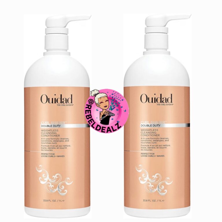 🔥 Ouidad Curl Shaper Double Duty Cleansing Conditioner – Weightless Formula for Loose Curls & Waves, Use Daily Or As A Co-  — $53  (was $140)