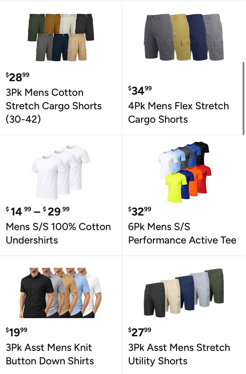 Shorts & Shirts to Beat the Heat, (Spend