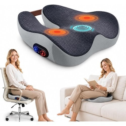 🔥 2-in-1 Rechargeable Heated Seat Cushion with Vibration Massager  — $31.99  (was $89.99)
