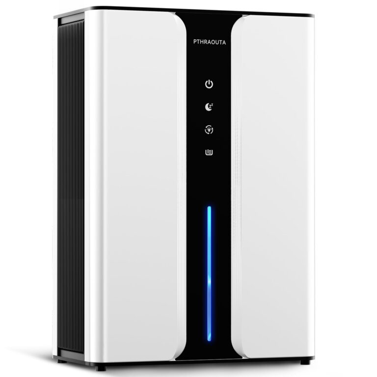 🔥 PTHRAOUTA Home Dehumidifier with Drain Hose, with Air Reusable Filter  — $49.95  (was $99.91)
