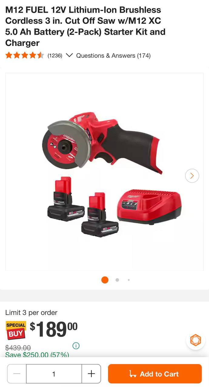 🔥 Still available  — $189  (was $439)