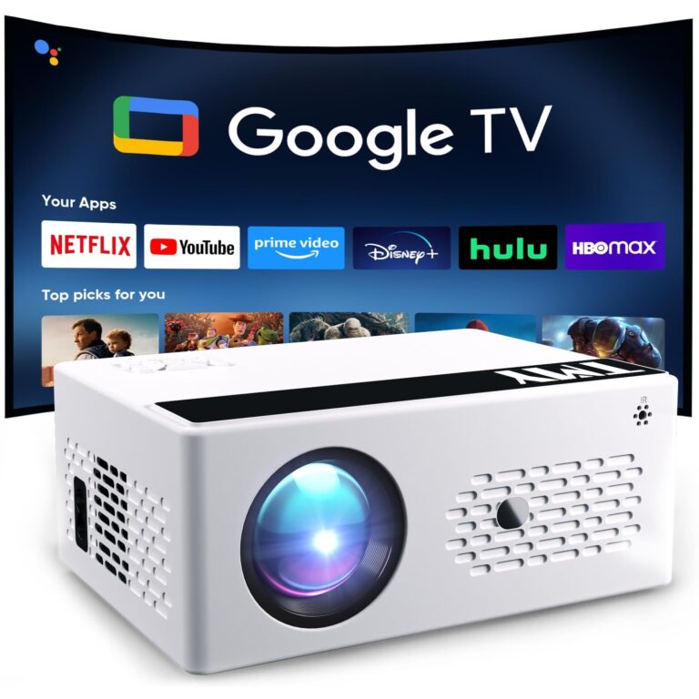 🔥 TMY Smart Projector with Google TV System, Native 1080P 4K Home Theater  — $101.49  (was $249.99)