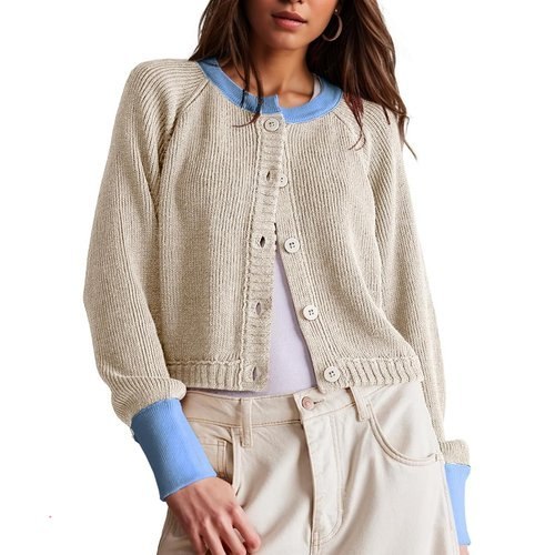 🔥 UNCLECAT Womens Cropped Cardigan Sweaters Long Sleeve Open Front  — $12.99  (was $29.99)