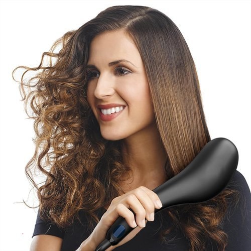 🔥 Hair Straightener Brush, Ceramic Ionic Straightening Iron Comb Anti-Scald  — $12.99  (was $49.99)