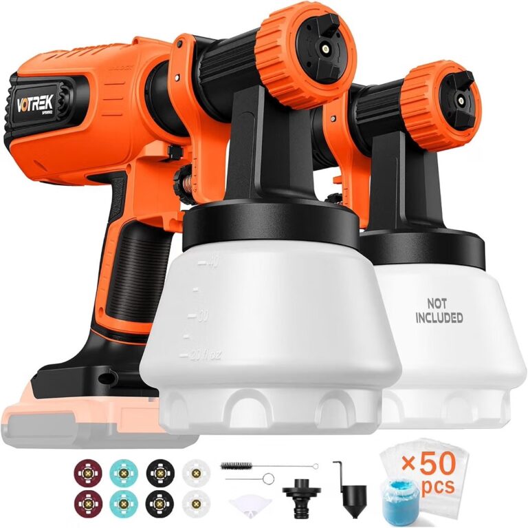 🔥 Cordless Paint Sprayer Compatible with Dewalt 20V MAX Battery, Electric HVLP Spray Gun for House Painting: Furniture, Ca  — $19  (was $59)