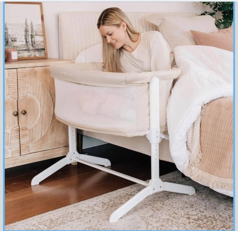 🔥 Baby Delight Beside Me Serenity Bassinet | Lightweight Bedside Sleeper & Baby Bassinet | 7-Position Height  — $59  (was $119)