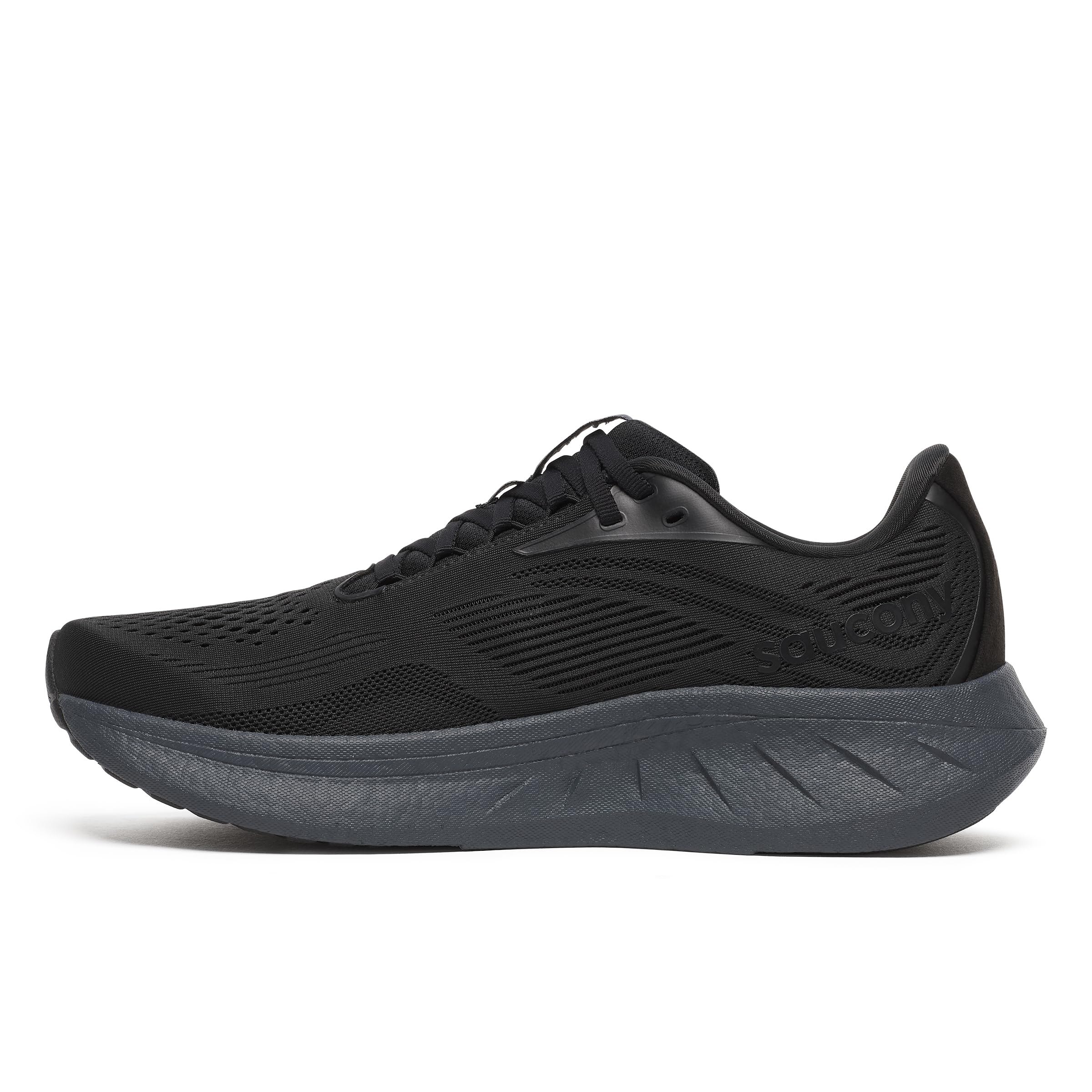 Saucony Men's Ride 18 Sneaker, Black/Shadow
