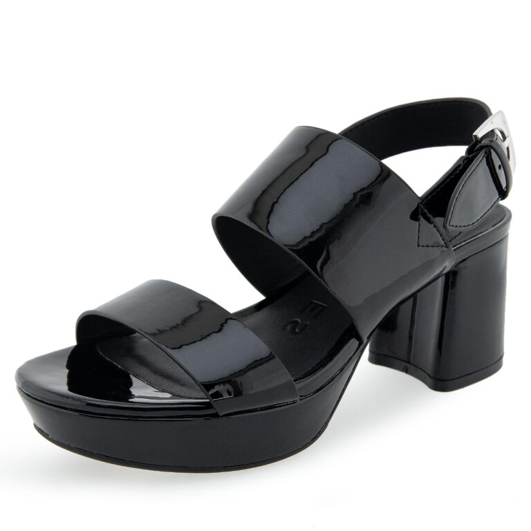 🔥 Aerosoles Women’s CAMILIA Platform Sandal, Black Patent  — $57.05  (was $89.00)