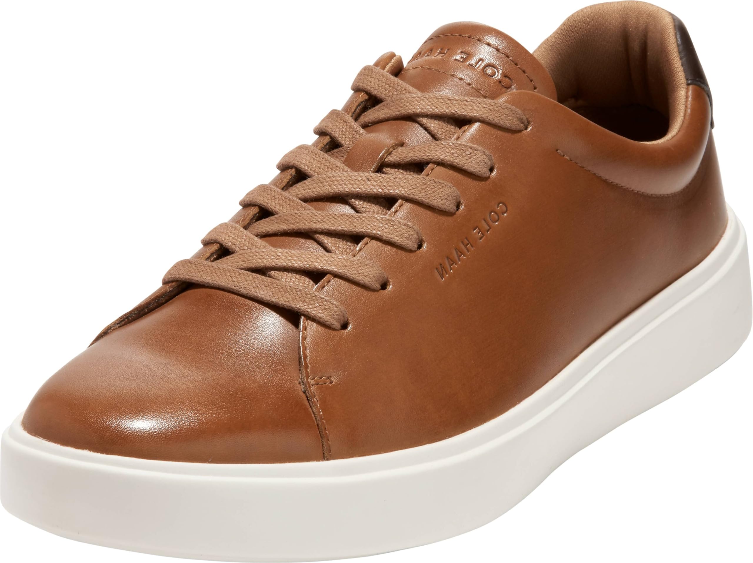 Cole Haan Mens Grand Crosscourt Traveler Sneaker, British Tan/Dark Chocolate/Egret